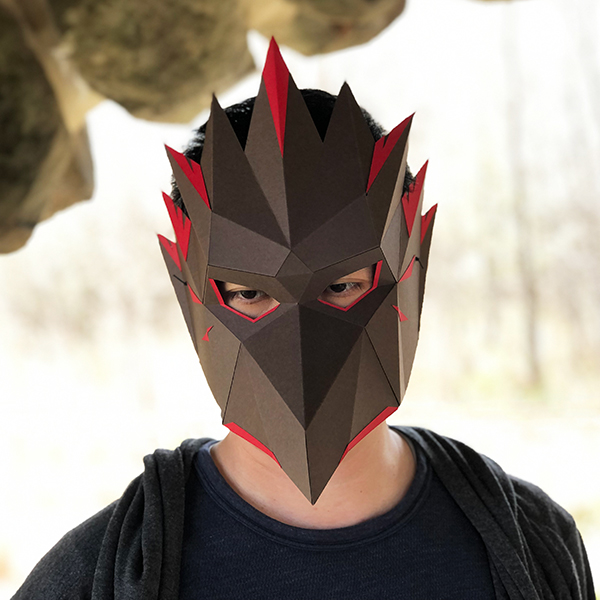 Crow Tengu Half Mask - HF