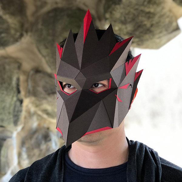 Crow Tengu Half Mask - HSA