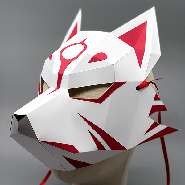 Kitsune Full Face Mask - AH