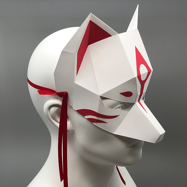 Kitsune Half Face Mask - SH