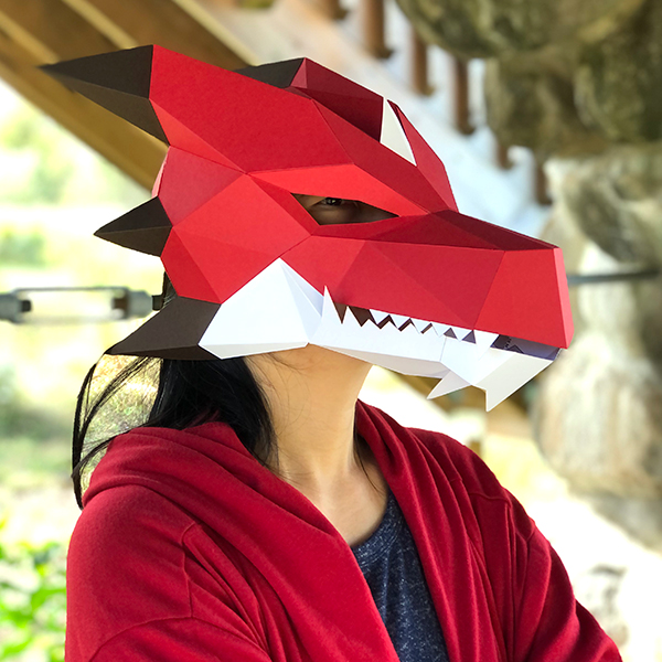 Dragon Head Mask - R