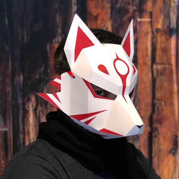 Kitsune Full Face Mask - RH