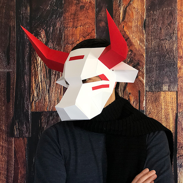 Ushi-Oni Full Mask - S