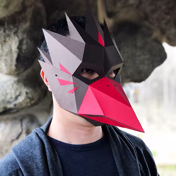 Crow Tengu Full Mask - HRSA