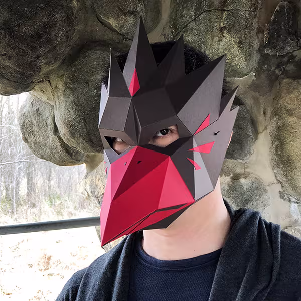 Crow Tengu Full Mask - HSA