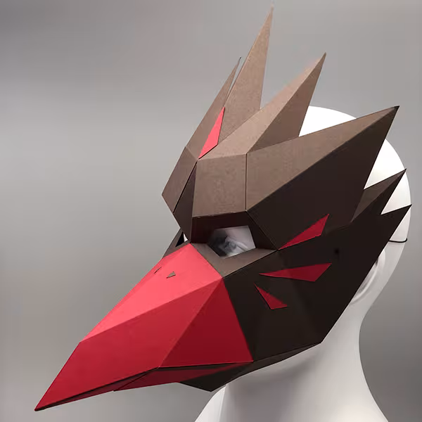 Crow Tengu Full Mask - MS