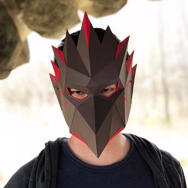 Crow Tengu Half Mask - HF