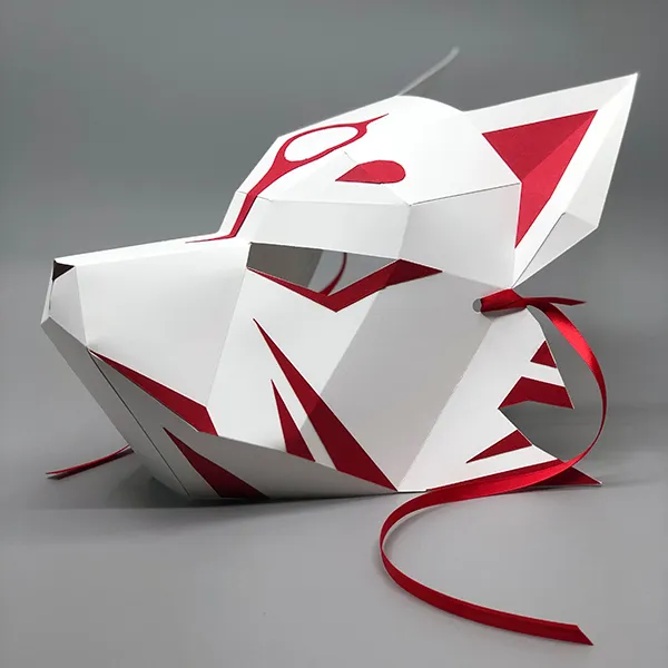 Kitsune Full Face Mask - S