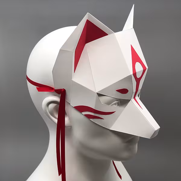 Kitsune Half Face Mask - SH