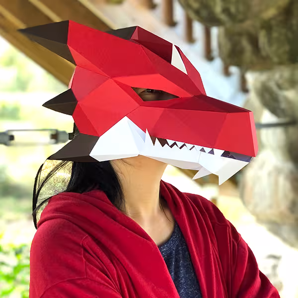 Dragon Head Mask - R