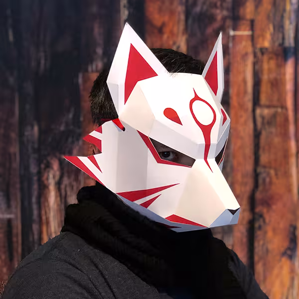 Kitsune Full Face Mask - RH