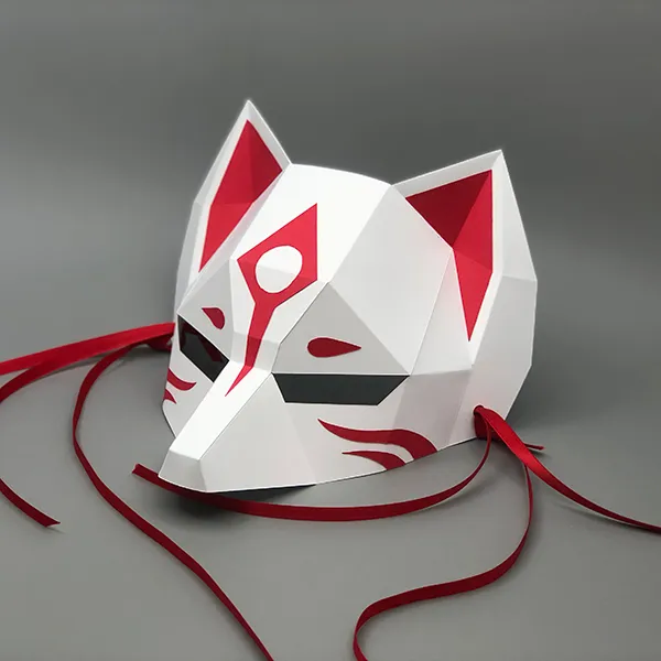 Kitsune Half Face Mask - HM